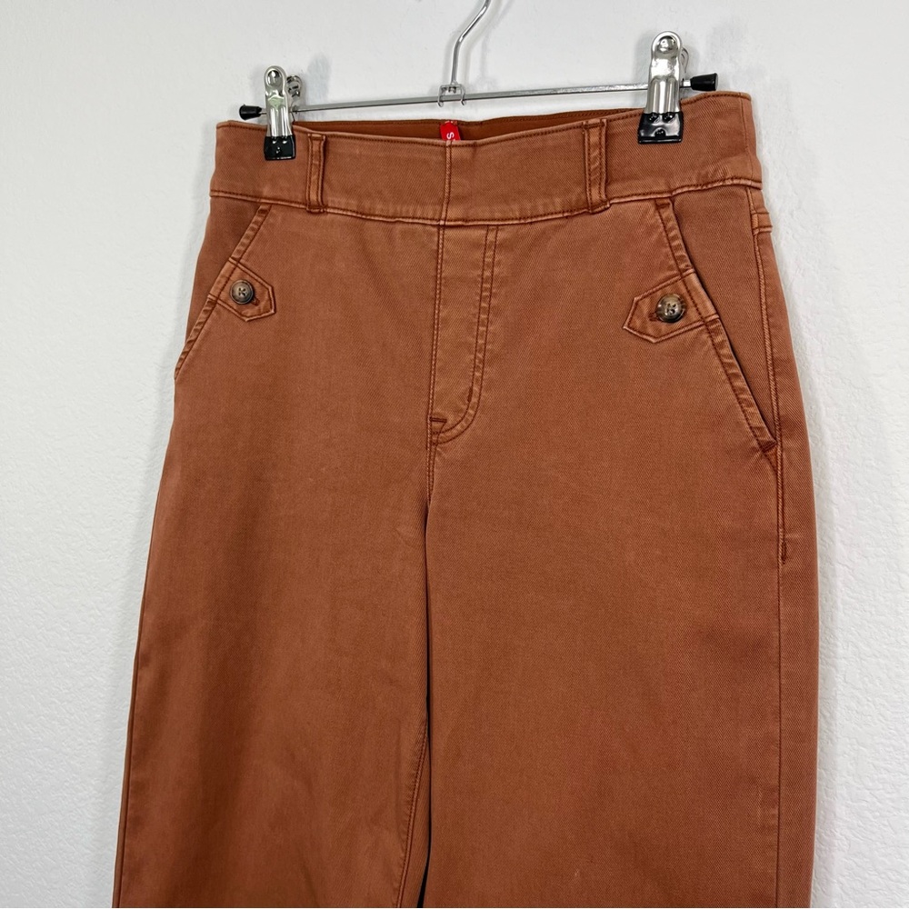 SPANX Twill Cropped Wide Leg Pant size Small Petite - Picture 3 of 9